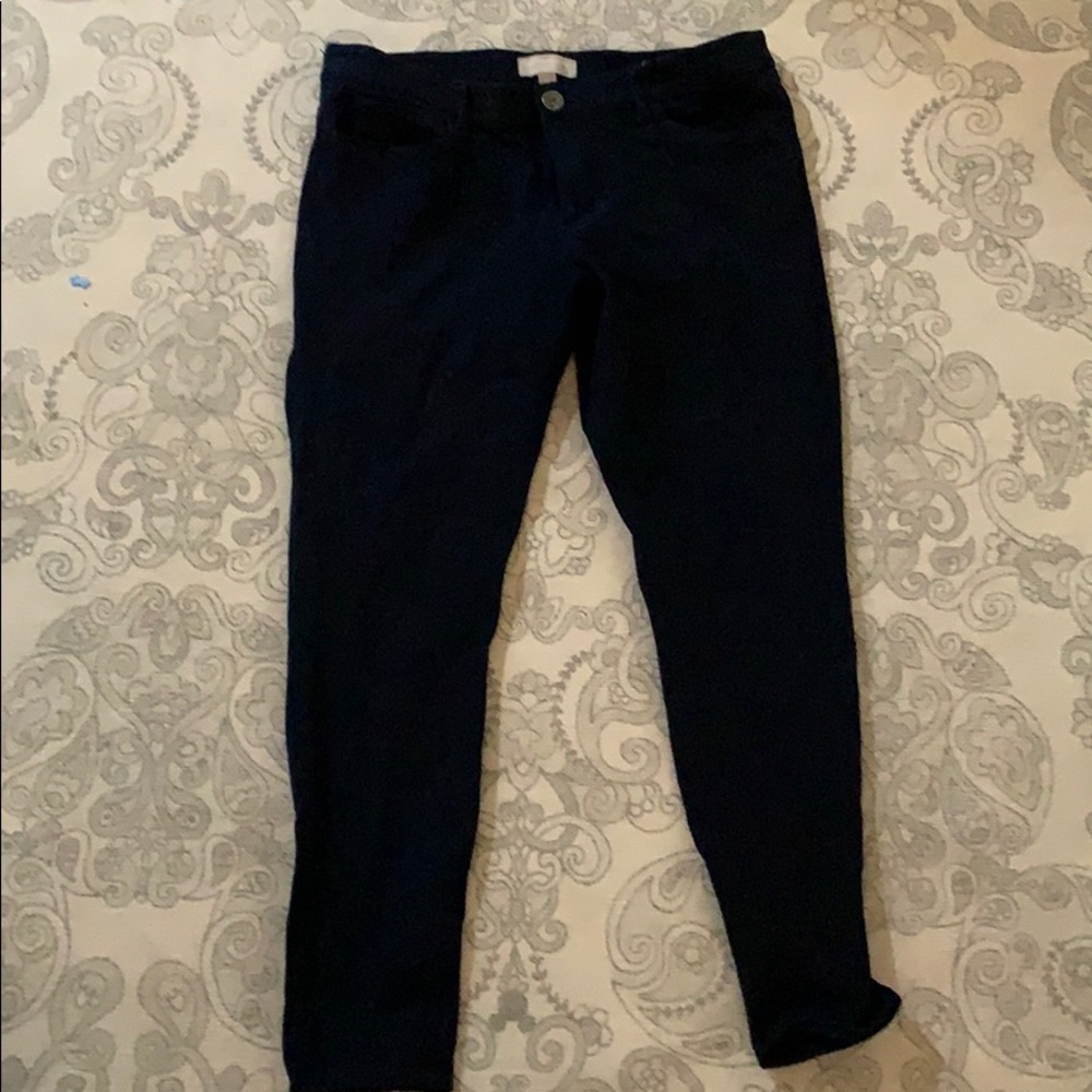 Banana Republic blue Sloan fit pants